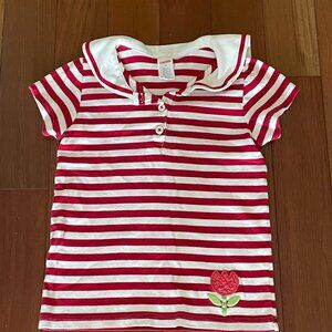 Gymboree Holland Days tulip sailor top size 10